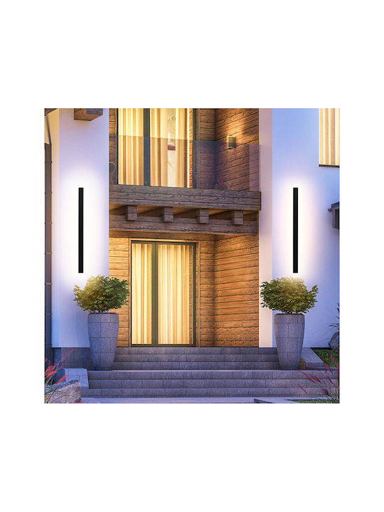V-TAC Επιτοίχιο Γραμμικό Φωτιστικό LED IP65 10W με Θερμό Λευκό Φως 51x6x5εκ.