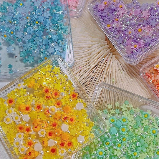 Διακοσμητικά Νυχιών Nail Art Flowers Πέρλες 3