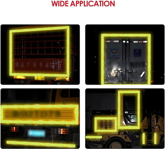 Ανακλαστική Ταινία Πράσινη Αυτοκόλλητη Πλάτος 5.5cm Μήκους 1m