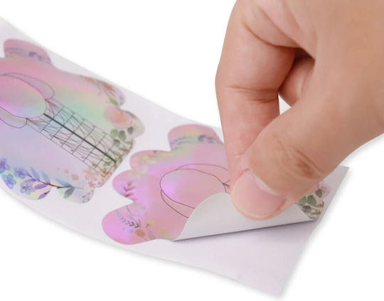 300 Double Thickness Manicure Flower Nail Forms