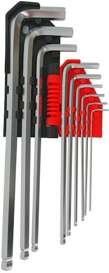 Allen Ball Torx Wrenches 1.5-10mm 9 Pieces Long 997-0022