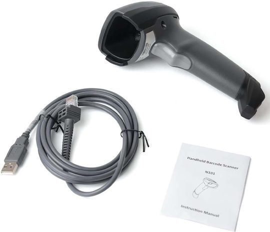 HPRT N101 Handheld-Scanner Verkabelt mit 2D- und QR-Barcode-Lesefunktion