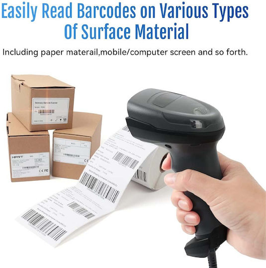 HPRT N101 Handheld-Scanner Verkabelt mit 2D- und QR-Barcode-Lesefunktion