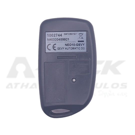 Gevy Neo10 Τηλεκοντρόλ Γκαραζόπορτας 433mhz Κυλιόμενο Κωδικό