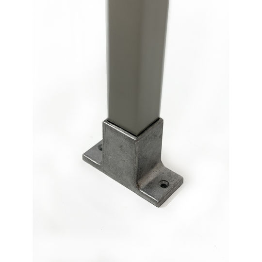 Cast Aluminum Base Column 4x4cm