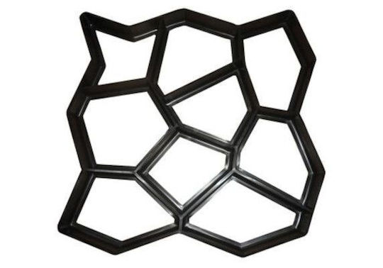 Σετ 3 Τεμαχίων Καλούπι Μονοπάτια Κήπου Primaterra Bazalt 60x60x4 Cm