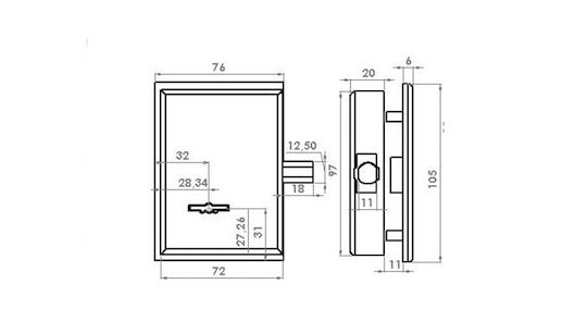 Additional Glass Door Lock Gevy