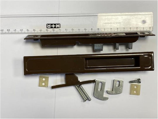 Aluminum Lock Veta Brown Sliding Lever