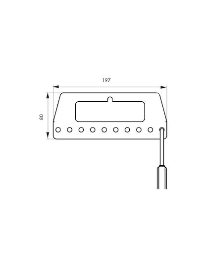 Carrying Handle for 10 Padlocks Thirard 00029990