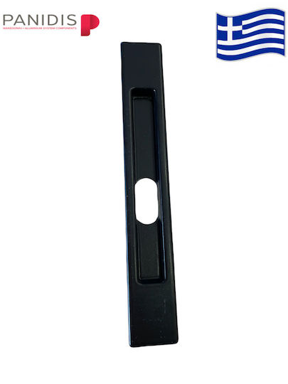 Schlösser Für Schiebetüren Aus Aluminium Κα-370 & Κα-380 Schwarze Μακεδονικής