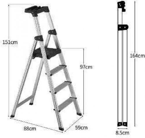 Leiter Aluminium mit 3 Stufen