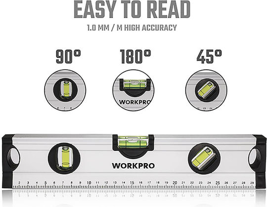 WorkPro WP262001 Αλφάδι Αλουμινίου 30εκ.