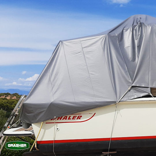 Grasher Waterproof Gray Tarpaulin 120 Gr/m² 2x3m 100237gr