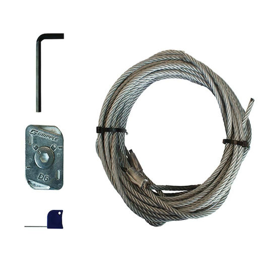 Σετ Αγκύρωσης Dpak 6mm Σύρμα 4m Gripple