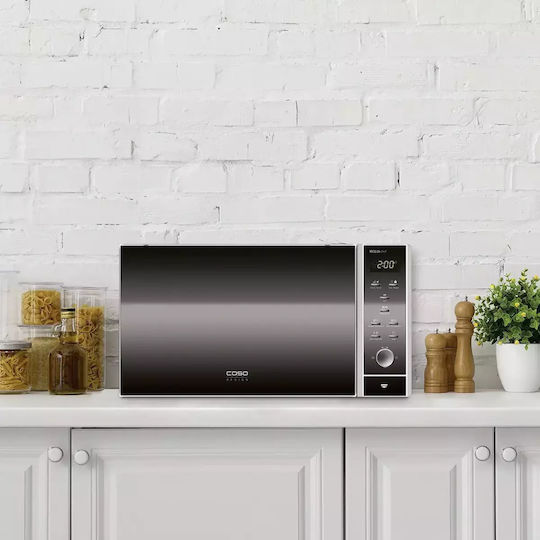 Caso Mikrowellenherd mit Grill 30Es Braun