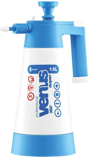 Kwazar Venus Super Pro+ 360 Pressure Sprayer with Capacity 1.5lt in Blue color