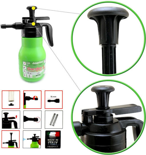 Dimartino Garden 2000 1.9 Lt Ψεκαστήρας Προπιέσεως με Χωρητικότητα 1.9lt 2bar σε Πράσινο χρώμα