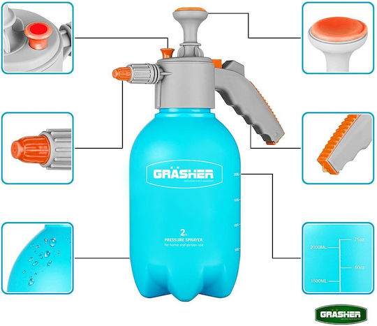 Grasher Drucksprüher mit Kapazität 2Es 2bar