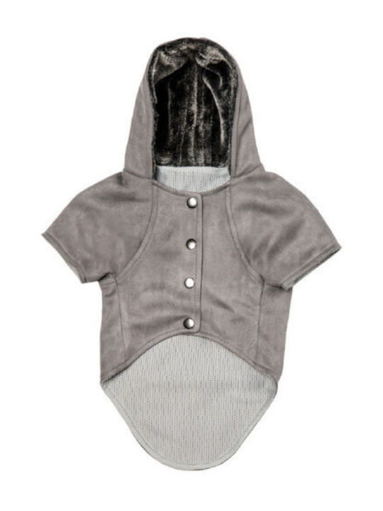 Glee Hundemantel Wasserdicht Gray mit Rückenlänge 38 cm.