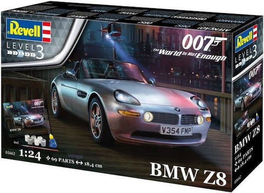 Revell BMW James Bond Modeling Figure Car 70 Pieces in Scale 1:24 1.8cm.