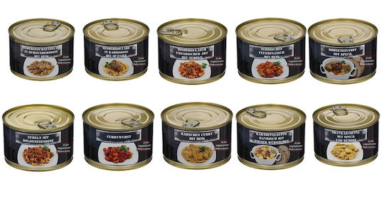 MFH Goulash Beef with Noodles Ready Meal with Meat Pasta 556kcal 400gr 10 Years