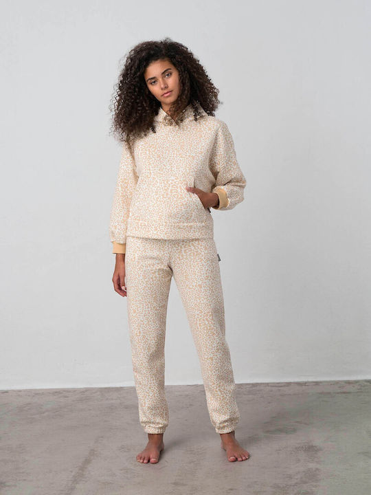 Jogginghose Beige