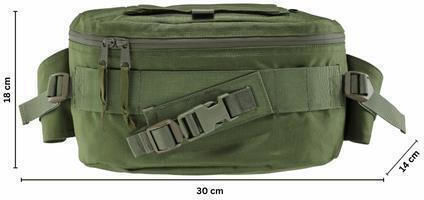 Elmon Military Pouch Belt made of Cordura Green