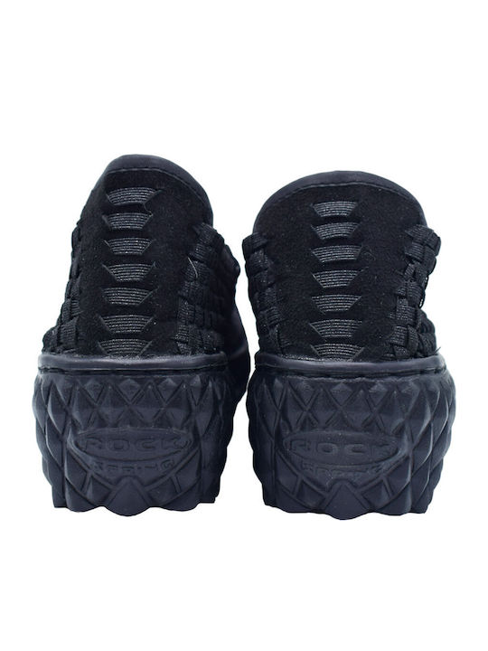 Ανατομικά Γυναικεία Slip-On Μαύρα
