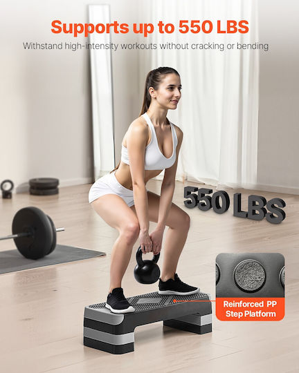 Vevor Aerobic Stepper cu Înălțime Reglabilă