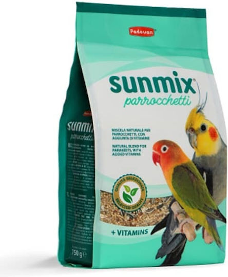 Padovan Sunmix Parrocchetti Τροφή για Παπαγαλάκια 0.75kg