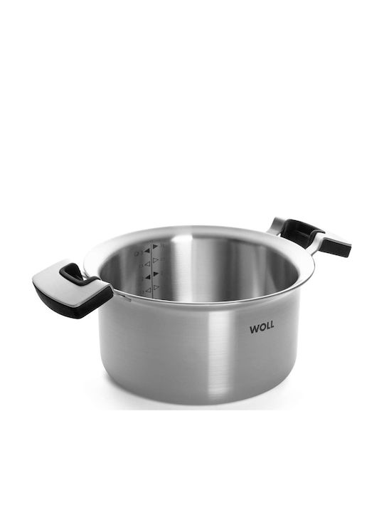 Woll Concept Pro Βαθιά Ανοξείδωτη Κατσαρόλα 3.5lt / 20cm