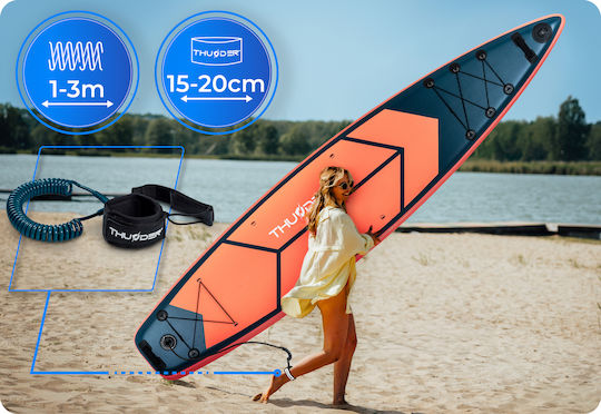 Thunder MISTY Φουσκωτή Σανίδα SUP / Kayak με Μήκος 3.65m Μπλε
