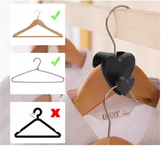 Clothes Hanger Black 27011V 12pcs