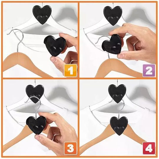 Clothes Hanger Black 27011V 12pcs