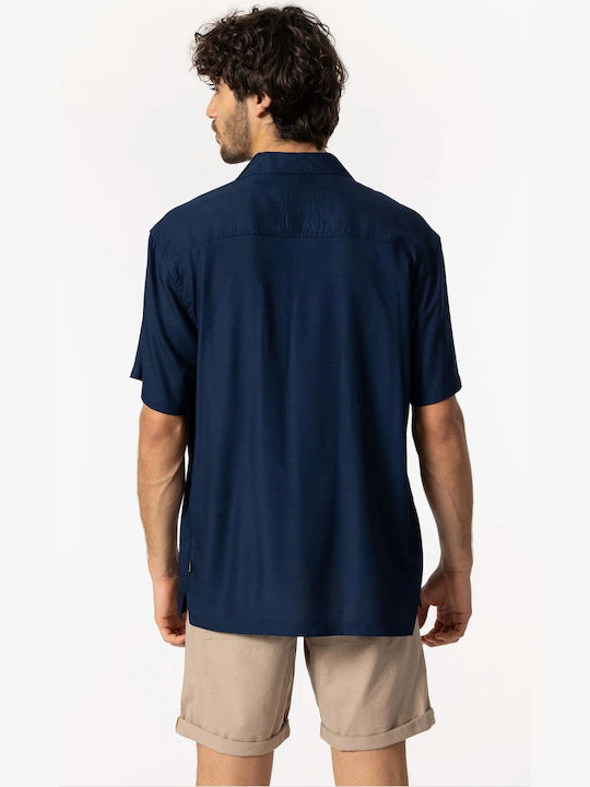 Men's Short Sleeve Relaxed Fit Shirt Tiffosi 10049978 Navy