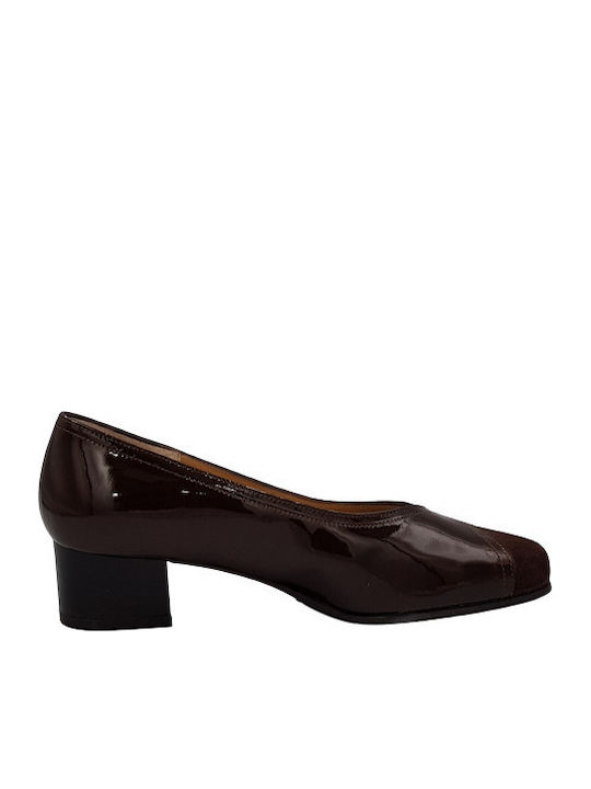 Soffice Sogno Pantof Cu Toc Maro 1358 Brown