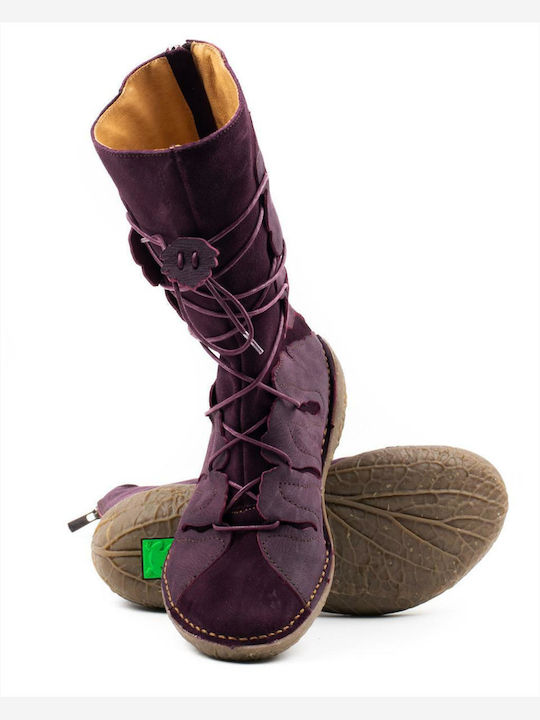 Damenstiefel El Naturalista Borago N5727 Lila Lila