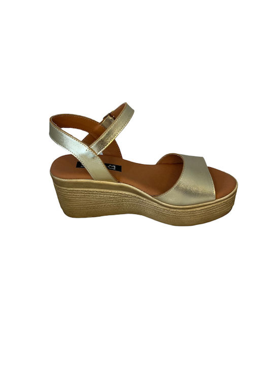 Γυναικεία Πλατφόρμα Elshoes El-716 Χρυσό