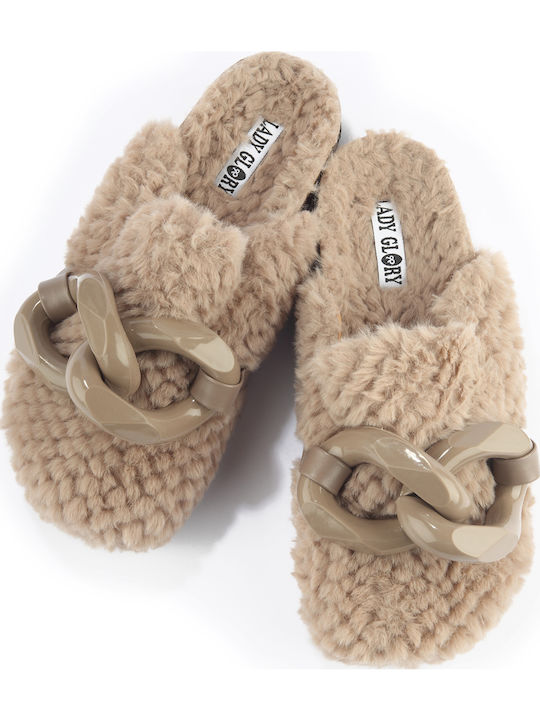 Women's Slipper Fshoes Khaki