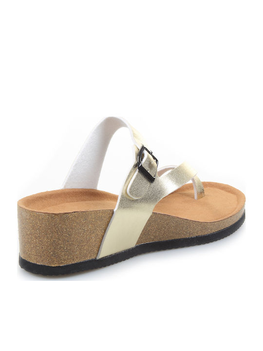 Fshoes Damenplattformen 1304/1.16 Fshoes Gold