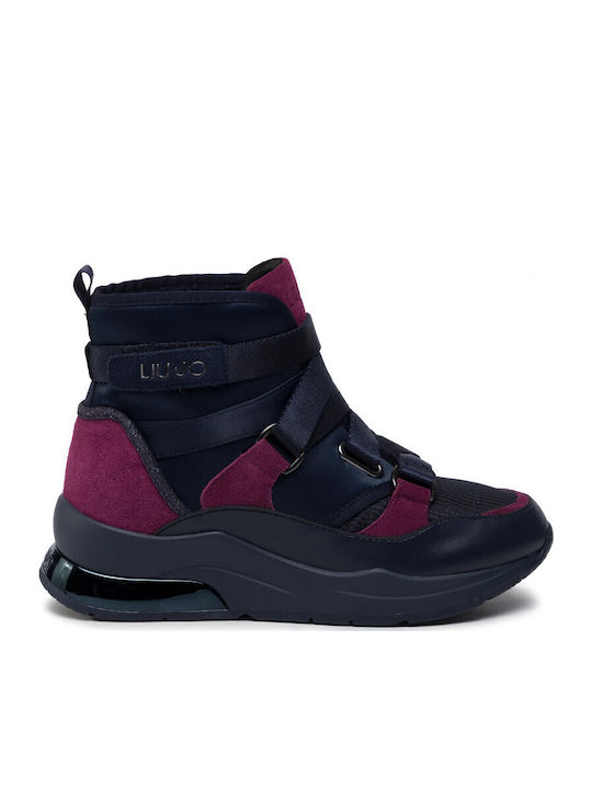 Liu Jo 24 B69029 Tx057 Ankle Boots Culoare Full Face Marine