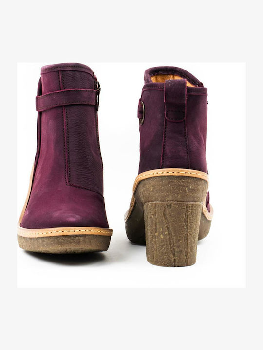 Γυναικεία Ankle Boots El Naturalista Haya N5179 Μωβ