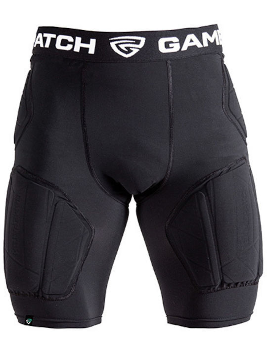 Kompressions-Shorts Oberschenkel Hüftschutz Schwanz Schwarz