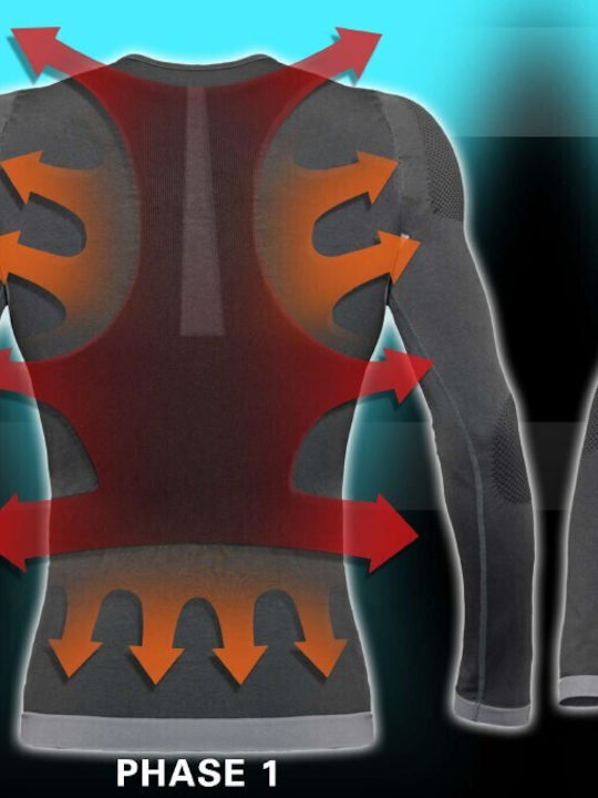 Tricou Revo2 Termic Postural Antracit