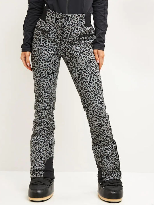 8848 Altitude Randy W Slim Pant Leopard Γυναικεία Παντελόνια Ski 2272-h8