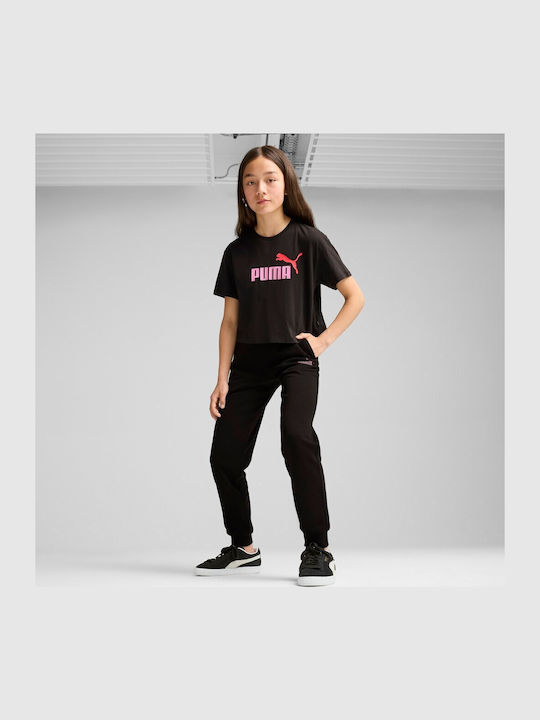 Kinder Trainingshose Schwarz 1Stück Ess+ Logo