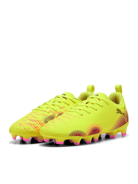 Future 8 Play Kids Molded Soccer Shoes Yellow