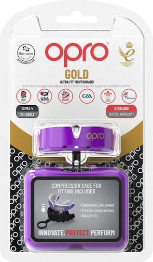 Μασέλα Opro Gold Edition V2 Self Fit Purple White