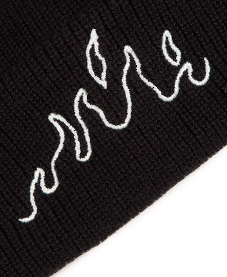 Grimey Snow Fox Beanie Grh337-blk Μαύρο