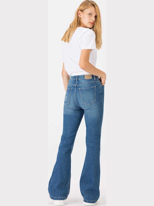 Tiffosi Jean Bootcut Ψηλομεσο Μπλε